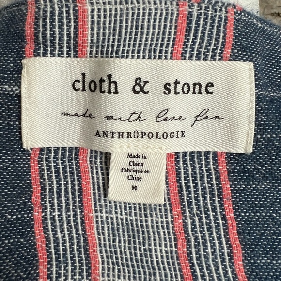 Cloth & Stone for Anthropologie Medium Button Blouse - Picture 5 of 6